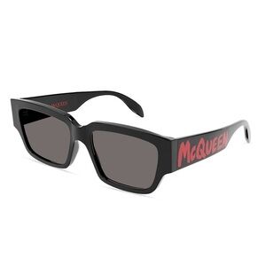 Alexander McQueen sunglasses Graffiti black and red